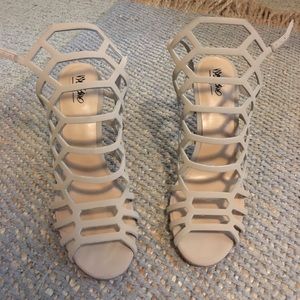 Mossimo by Target Caged Nude Heel